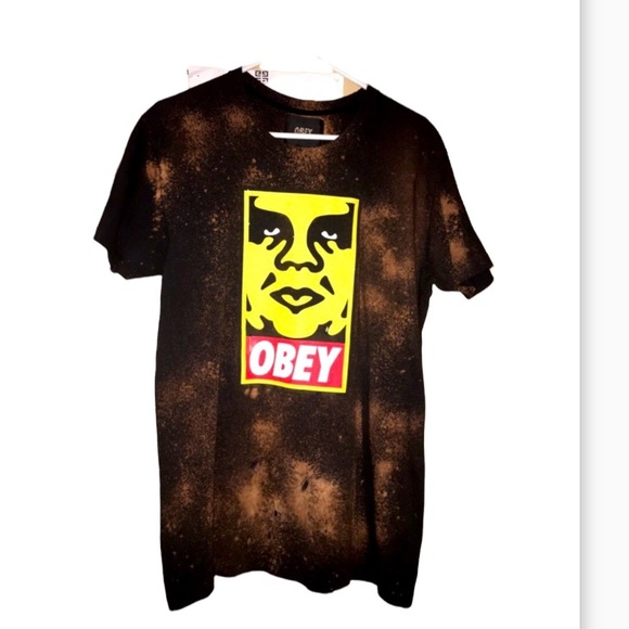 Obey Other - Obey Brown Washed Tee Shirt